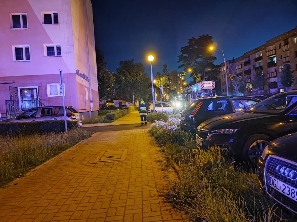 Podczas gaszenia pożaru w Głogowie strażacy znaleźli materiały wybuchowe