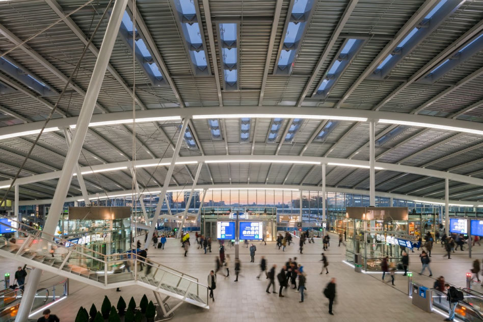 Dworzec kolejowy Utrecht Centraal w Holandii