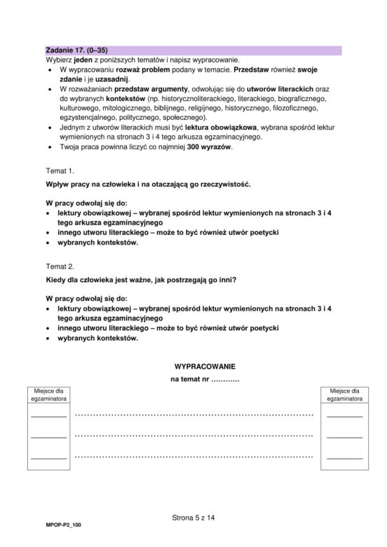Matura 2026 polski: Arkusze CKE i odpowiedzi - sprawdź, czy zdałeś!