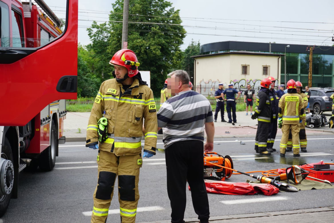 Śmiertelny wypadek motocyklisty w Radości