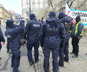Protest taksówkarzy w Warszawie