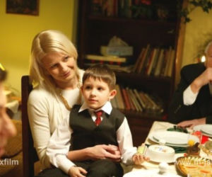 M jak miłość. Mateusz (Krystian Domagała), Lucjan (Witold Pyrkosz), Hanka (Małgorzata Kożuchowska)