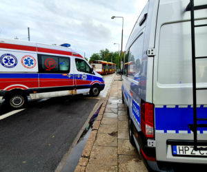 Wjechał w radiowóz. Dwóch policjantów w szpitalu
