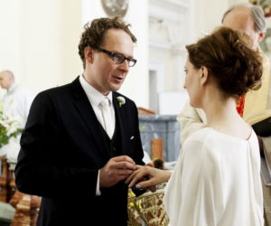 Barwy szczęścia odc. 1000. Maria (Izabela Kuna), Marek (Marcin Perchuć)