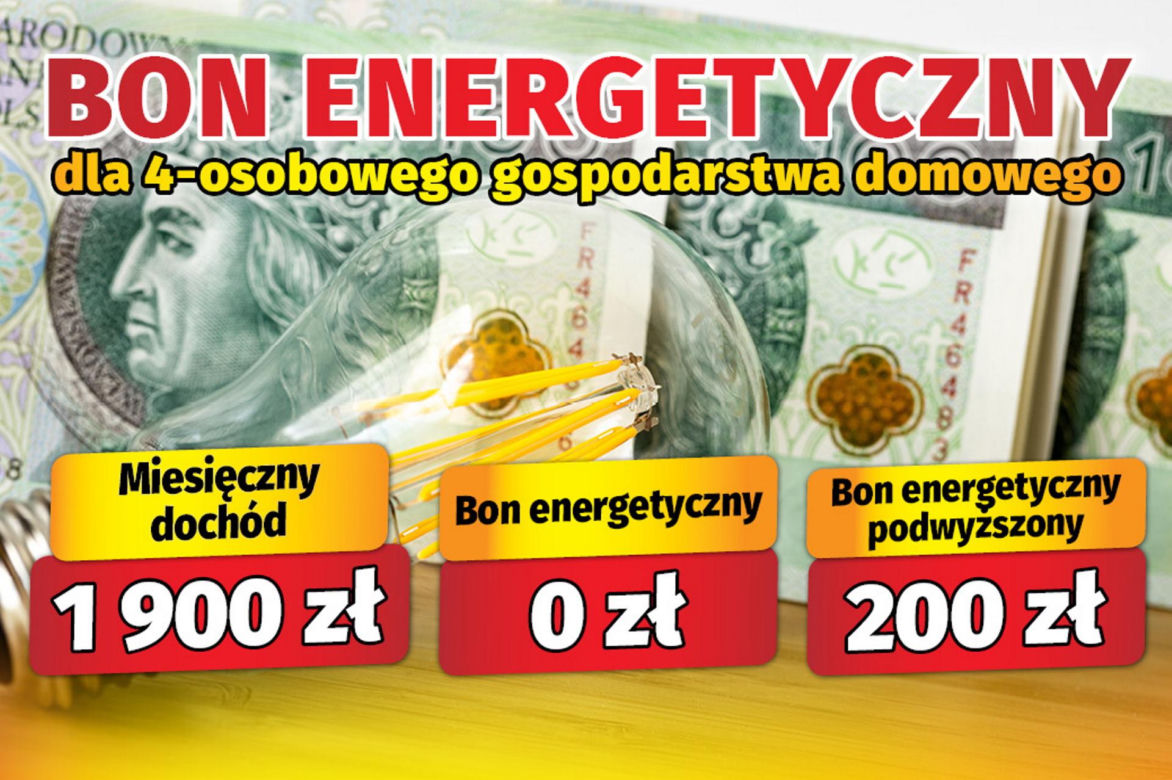 Bon energetyczny dla 4-osobowego gospodarstwa domowego