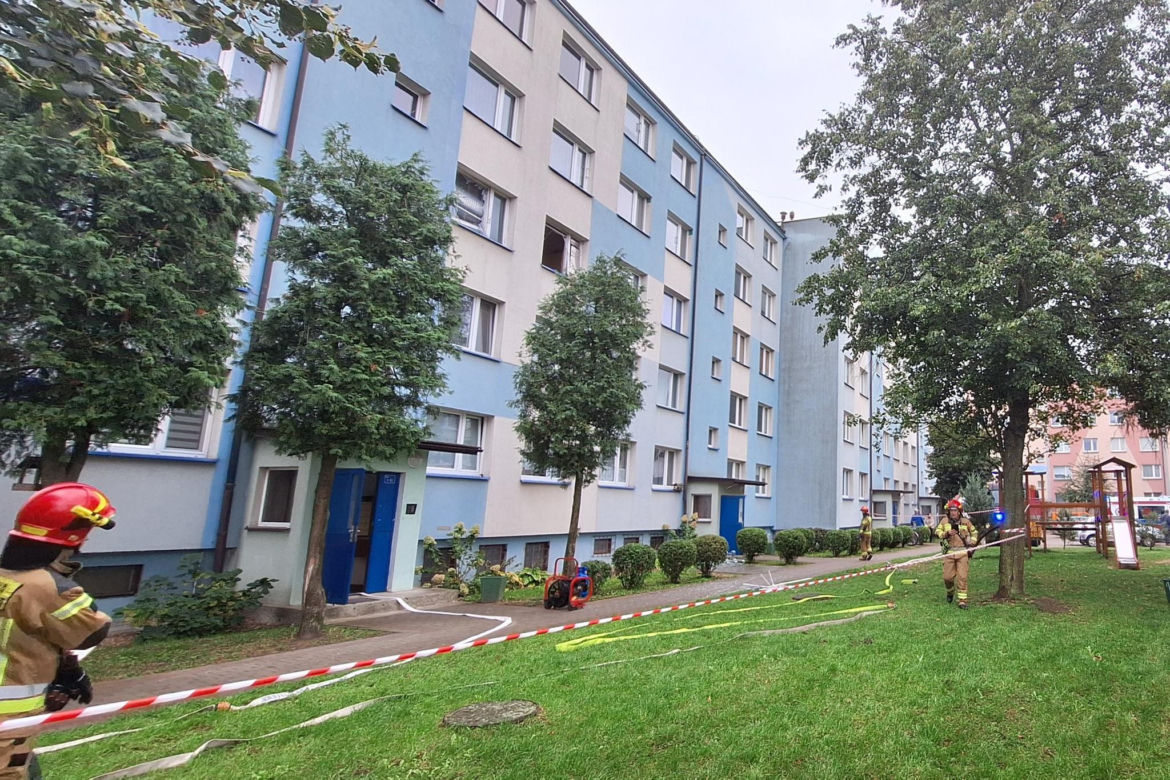 Bielsk Podlaski: Wybuch gazu na ul. Ogrodowej. Ewakuacja i akcja strażaków