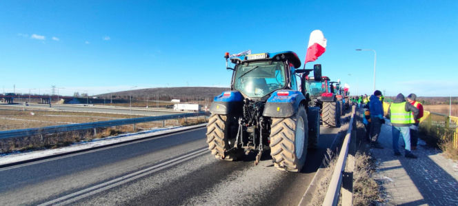 Rolnicy protestują w całej Polsce. Duże utrudnienia także w Łódzkiem