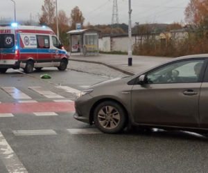 Rowerzysta potrącony na przejeździe rowerowym