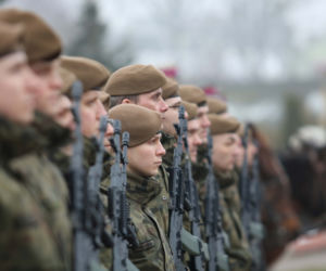 1 Podlaska Brygady Obrony Terytorialnej. Pierwsza przysięga terytorialsów w 2019 roku.