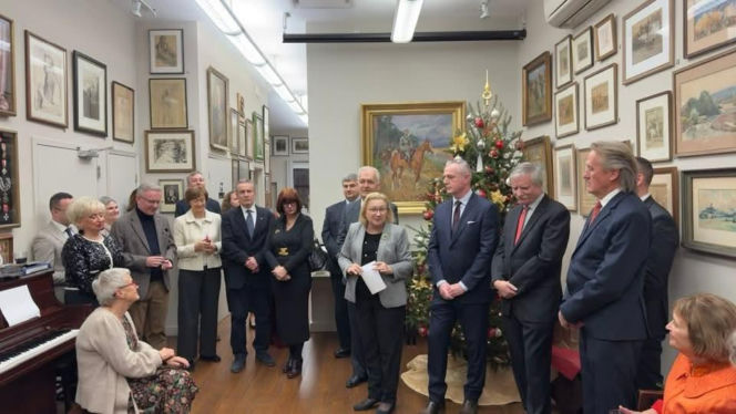 Spotkanie opłatkowe w Instytucie Józefa Piłsudskiego w Ameryce 2025