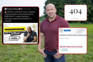 Skazany Oświeciński twarzą akcji przeciwko oszustom. Szok! Policja i organizatorzy usuwają wpisy