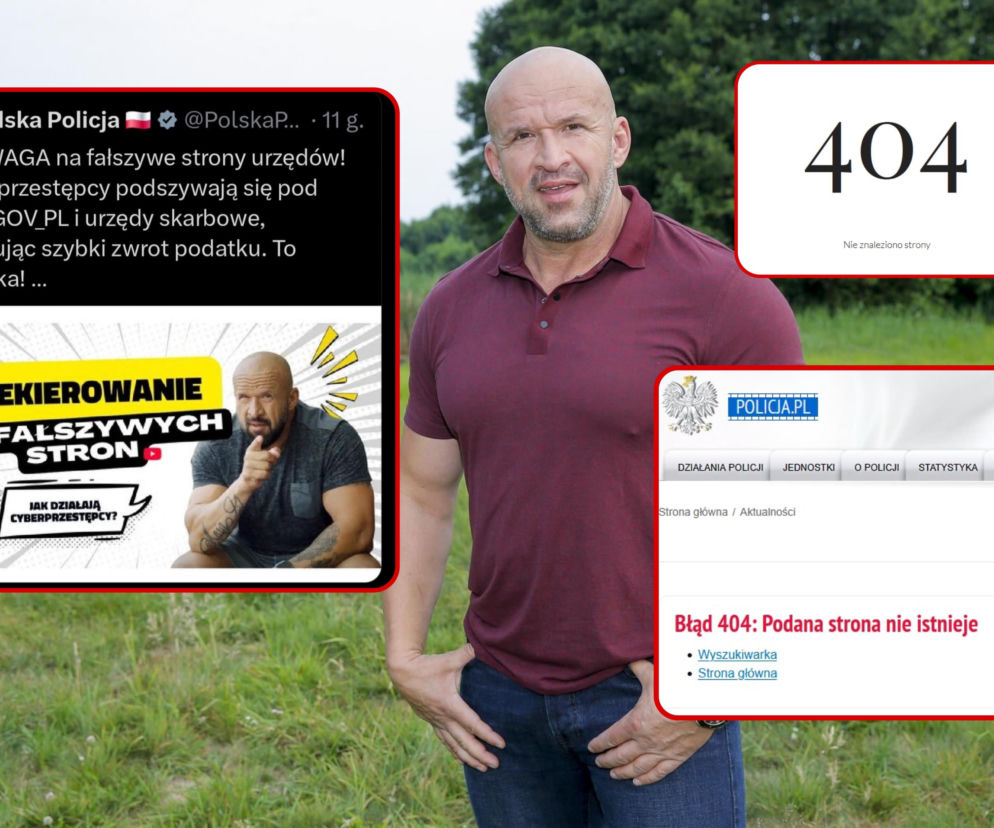 Skazany Oświeciński twarzą akcji przeciwko oszustom. Policja i organizatorzy usuwają wpisy