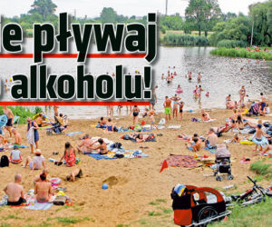 Nie pływaj po alkoholu!