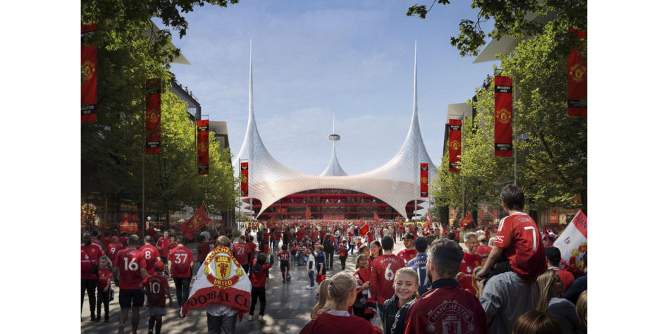 Projekt nowego stadionu Manchesteru United "Old Trafford"