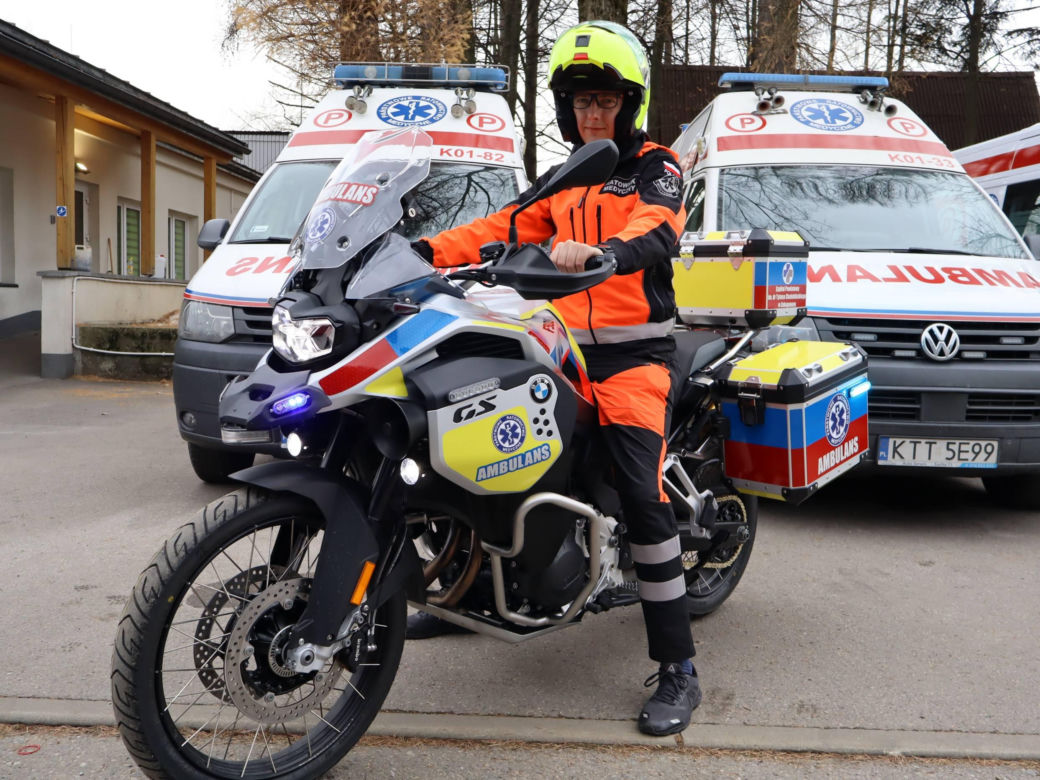 Zakopane z pierwszym motoambulansem w Małopolsce. Szybciej do poszkodowanych w górach i korkach