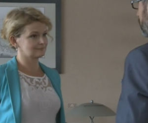 M jak miłość odc. 1020. Marta (Dominika Ostałowska), Adam Werner (Jacek Kopczyński)