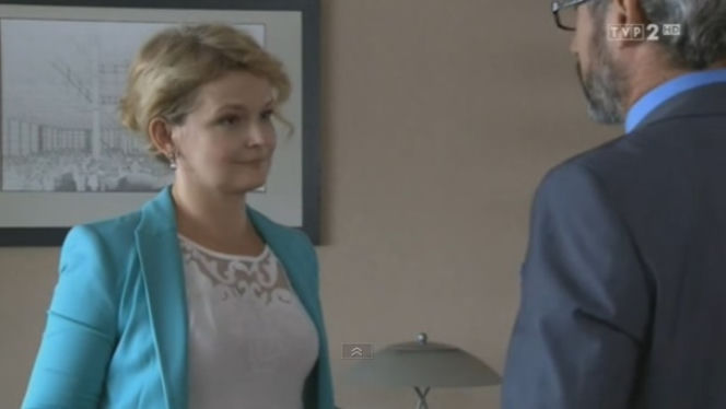 M jak miłość odc. 1020. Marta (Dominika Ostałowska), Adam Werner (Jacek Kopczyński)