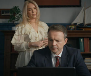 Barwy szczęścia odc. 3398. Karolina (Marta Dąbrowska), Bruno (Lesław Żurek)