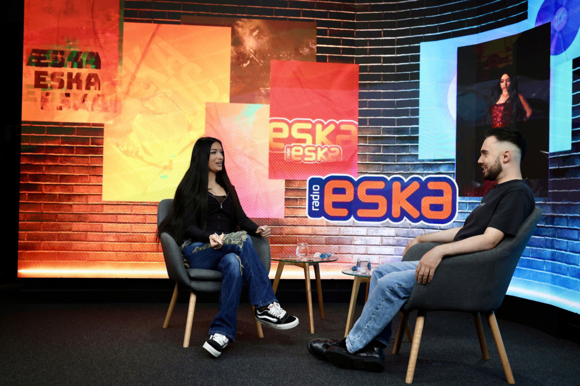 Viki Gabor w redakcji ESKA.pl