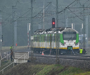 Akt dywersji na torach kolejowych