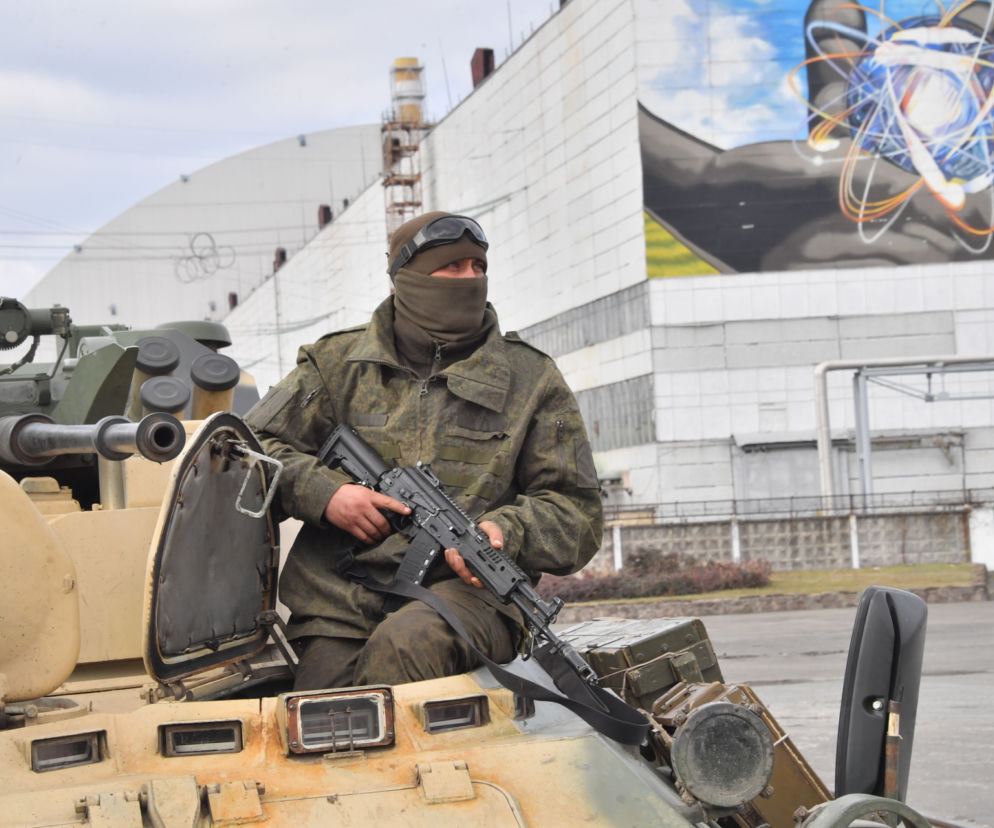 Rosjanie okupujący Czarnobyl z chorobą popromienną. Fizyka dotyczy każdego, niezależnie od pagonów
