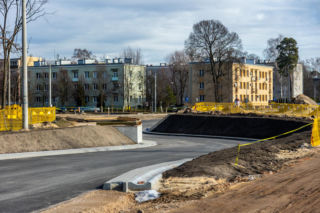Budowa tunelu pod torami przy PKP Warszawa Wesoła