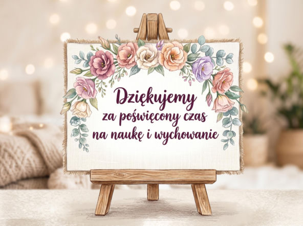 Kartki dla nauczycieli na koniec roku. Darmowe grafiki z pięknymi życzeniami od uczniów