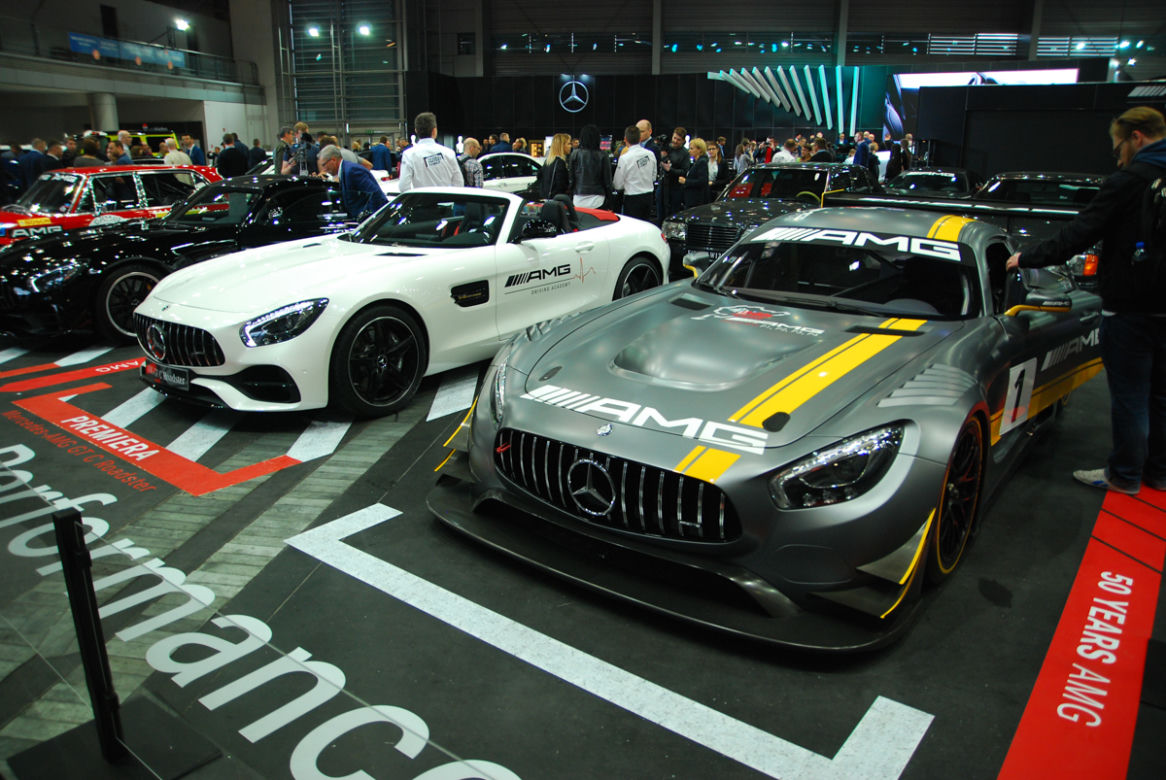 Stoisko Mercedesa - Targi Poznań Motor Show 2017