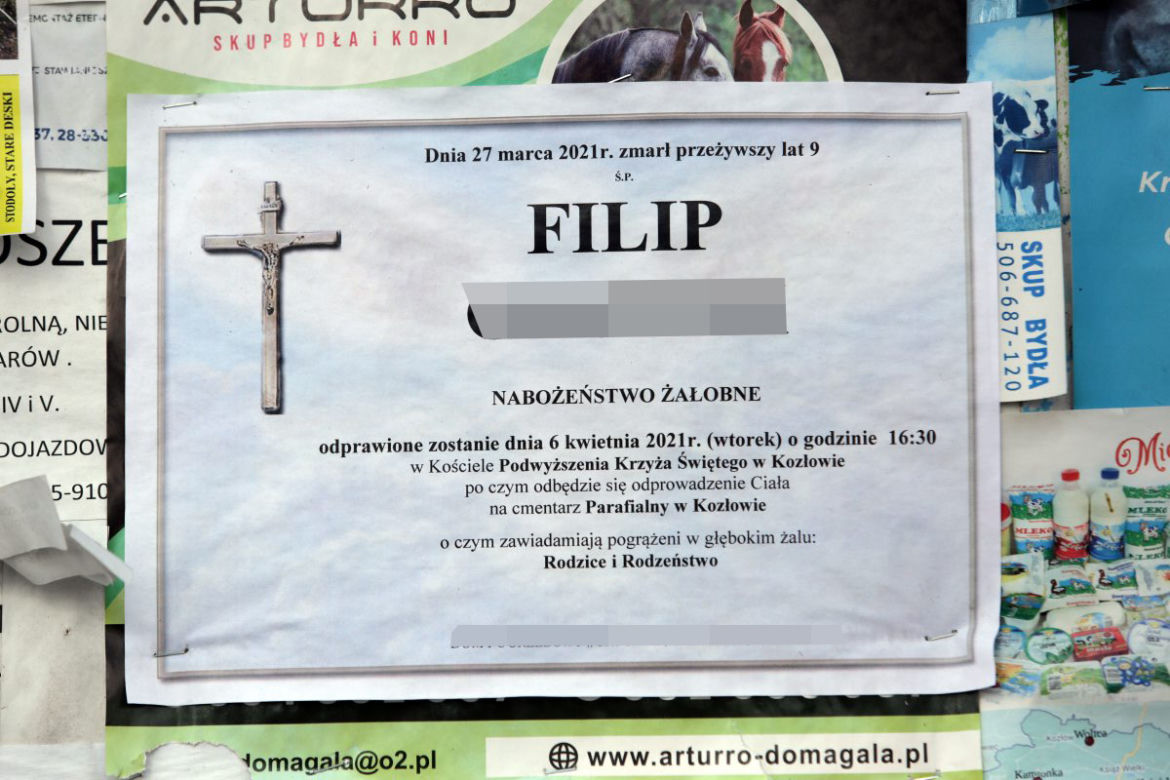Pogrzeb Filipa O. w Kozłowie 