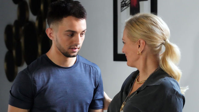 Barwy szczęścia odc. 3290. Mirek (Oliwier Kozłowski), Justyna Zytko (Sylwia Juszczak-Krawczyk)