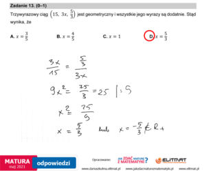 Matura 2021, matematyka poziom podstawowy. Odpowiedzi eksperta