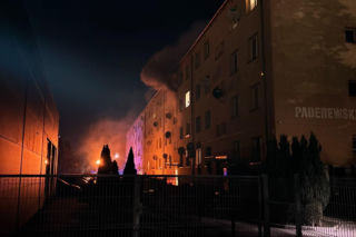 Tragiczny pożar w bloku na Dolnym Śląsku. Nie żyje jedna osoba 