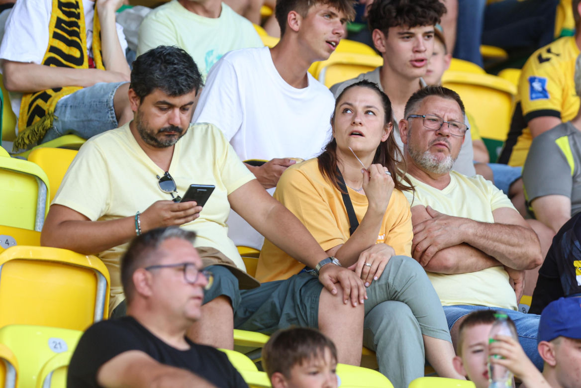 Kibice na meczu GKS Katowice - Arka Gdynia