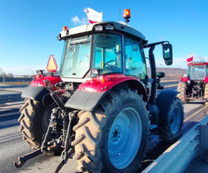 Rolnicy protestują w całej Polsce. Duże utrudnienia także w Łódzkiem