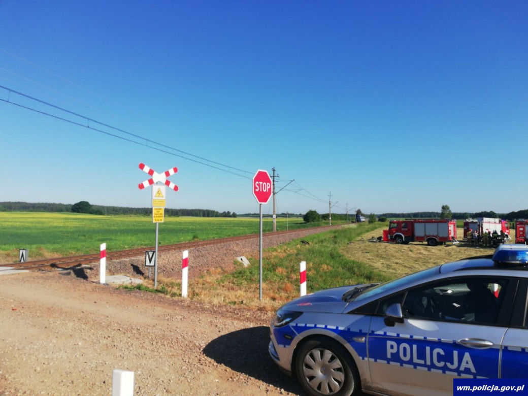 Wietrzychowo. Śmiertelny wypadek na przejeździe kolejowym