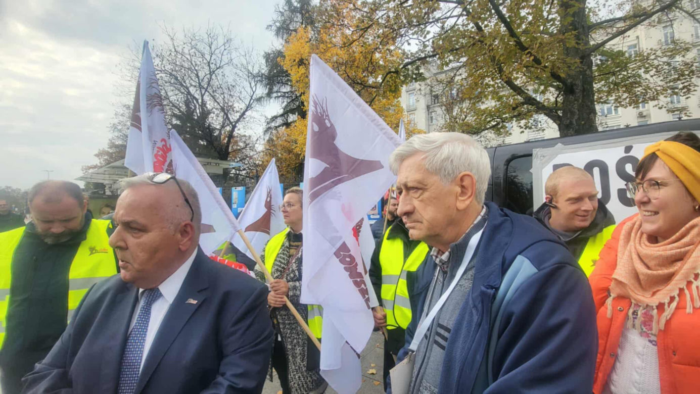 Protest taksówkarzy w Warszawie 16.10.2025