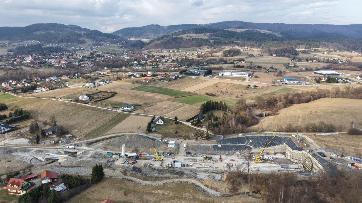 Drążenie tunelu pzrez TBM Kinga
