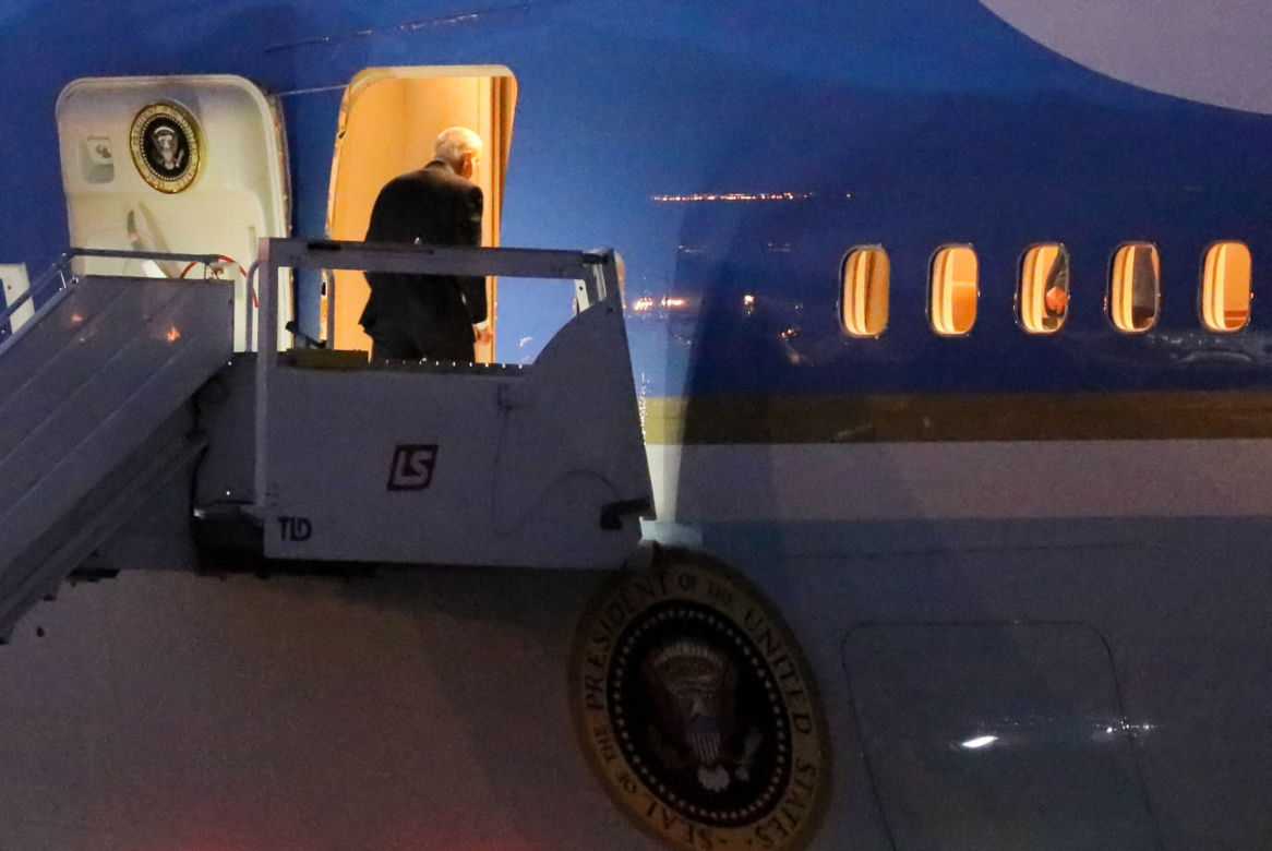 Samolot Air Force One na Lotnisku Chopina