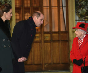Kate Middleton, książę William, królowa Elżbieta II