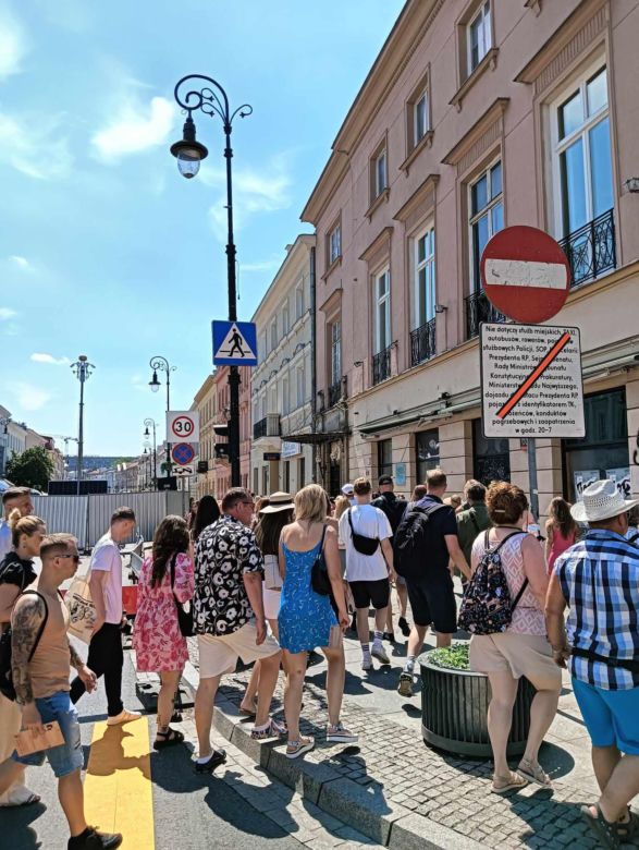 Kawowy ślad w centrum Warszawy