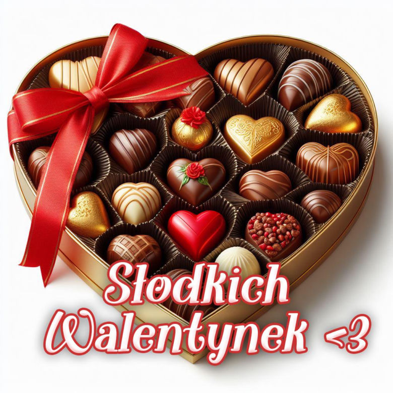 Walentynki 2024 - kartka z życzeniami