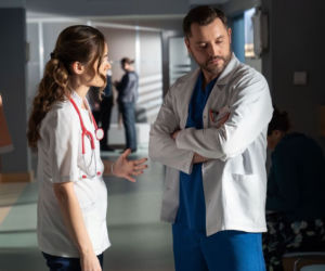 Na dobre i na złe, odc. 740. Borys (Marcin Zacharzewski), Hania (Marta Żmuda-Trzebiatowska)