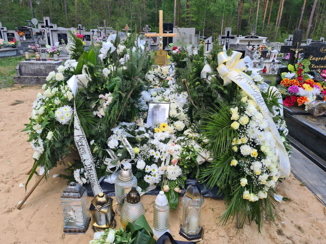 Bliscy pożegnali Mateusza, który zginął pędząc do pracy w Radawie [GALERIA]