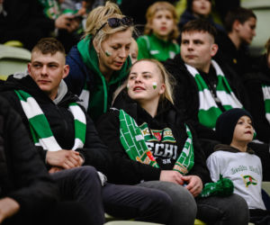 Dużo zdjęć kibiców z meczu Lechia - Raków