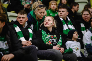 Dużo zdjęć kibiców z meczu Lechia - Raków