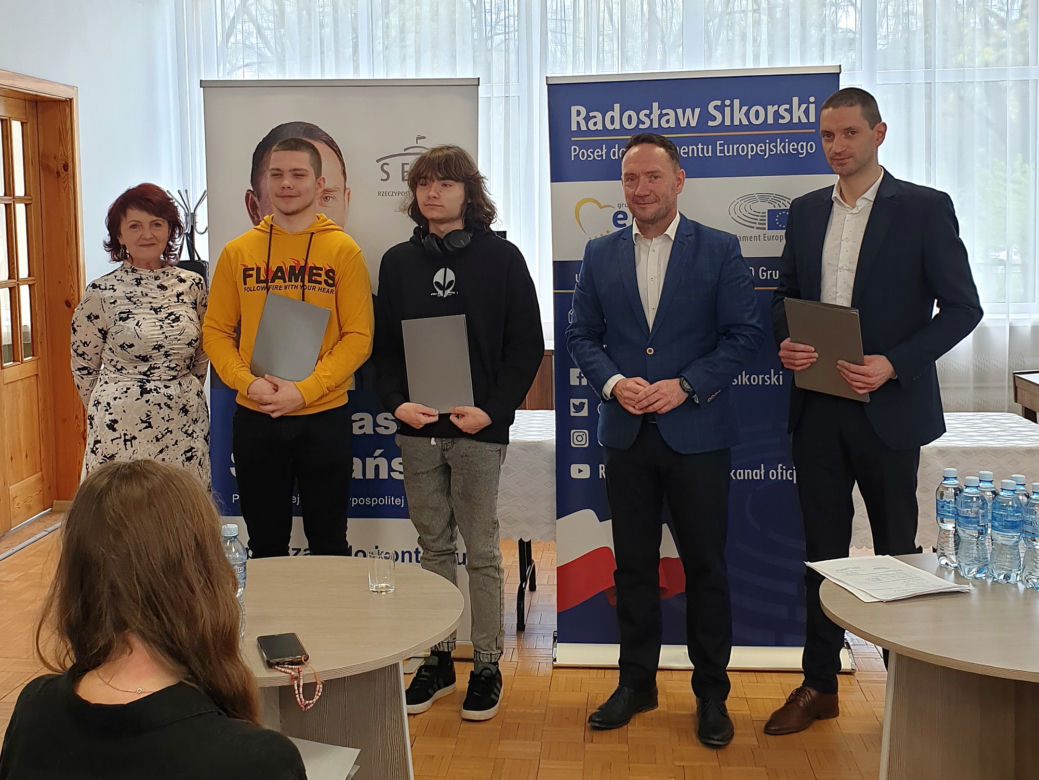 Międzyszkolny konkurs wiedzy o Unii Europejskiej w Grudziądzu