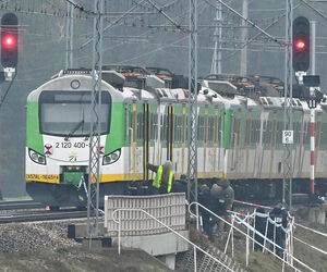 Nagłe zatrzymanie pociągu pod Puławami. Mamy zdjęcia!