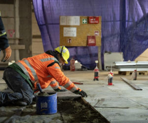 Budowa trzech nowych stacji metra linii M2 (marzec 2026)