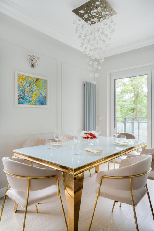 90-m mieszkanie w stylu glamour