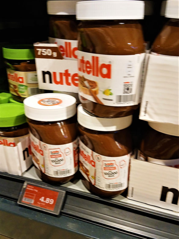 Ceny Nutelli w Niemczech